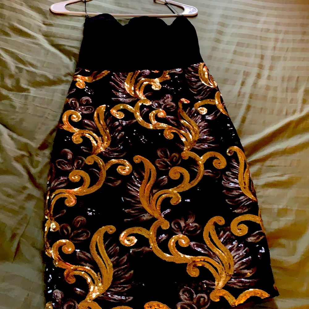 Strapless dress